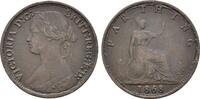 Grossbritannien: Farthing Victoria, 1837-1901: -