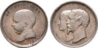Frankreich: Silbermedaille Geburt des Prinzen Napoleon III, 1852-1870: -