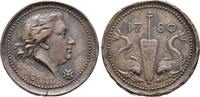 Schweden: Bronze Prämienmedaille Gustav III, 1771-1792: -