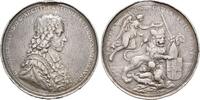 Bayern: Silbermedaille von P.H. Müller Maximilian II. Emanuel, 1679-1726: -