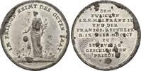 Habsburg: Zinnmedaille v. Neuss, Frieden von Luneville Franz II, 1792-1835: -