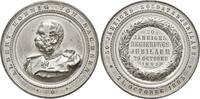 Sachsen: Zinnmedaille 25. jähr. Regierungsjubiläum Albert, 1873-1902: -