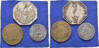 Niederlande und Nebengebiete ?: Lot 3 Marken, Medaillen oder Jetons -