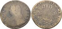 Frankreich: Ecu Rennes zeitgenössische Fälschung in Bronze Ludwig XV, 1715-1774: -