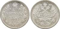 Russland: 20 Kopeken St. Petersburg Alexander II, 1855-1881: -