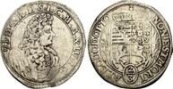 Sachsen Meiningen: 2/3 Taler Meiningen Bernhard III, 1680-1706: -