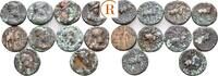 Indien: Kushan Lot 10 x Tetradrachmen Soter Megas, ca. 55-105 -