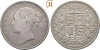 Grossbritannien: 1/2 Crown London Victoria, 1837-1901: -