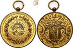 Belgien: Antwerpen Stadt: Vergoldete Bronzemedaille -