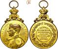 Belgien: Vergoldete Bronzemedaille Albert I, 1909-1934: -