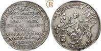 Sachsen Eisenberg: 1/2 Taler auf den Tod seiner Gemahlin Christine Christian, 1680-1707: -