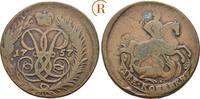 Russland: 2 Kopeken deutlich überprägt Elisabeth I, 1741-1761: -