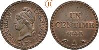 Frankreich: 1 Centime Paris 2. Republik, 1848-1852: -