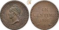 Frankreich: 1 Centime Paris 2. Republik, 1848-1852: -
