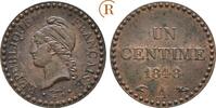 Frankreich: 1 Centime Paris 2. Republik, 1848-1852: -
