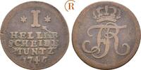 Hessen Kassel: 1 Heller Friedrich I, 1730-1751: -