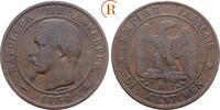 Frankreich: 10 Centimes Straßburg Napoleon III, 1852-1870: -