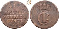 Hessen Kassel: 1 Heller Karl, 1670-1730: -