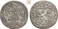 Hessen Darmstadt: 1 Kreuzer Ernst Ludwig, 1678-1739: -