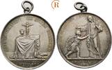 Religion: Silbermedaille von Loos auf die Konfirmation -