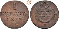 Sachsen: 1 Heller Grünthal Friedrich August I, 1806-1827: -