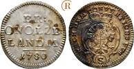 Brandenburg Ansbach: Landmünze zu 2 1/2 Kreuzer Schwabach 1780 S Christi... 249.50 元  ＋  41.58 元 运费