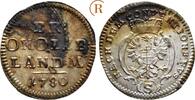 Brandenburg Ansbach: Landmünze zu 2 1/2 Kreuzer Schwabach 1780 S Christi... 249.50 元  ＋  41.58 元 运费