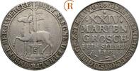 Stolberg: 24 Mariengroschen Ausbeute Feinsilber Christoph Friedrich und Jost Christian, 1704-1738: -