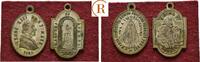 Religion Wallfahrt: Lot 2 x Wallfahrtsmedaille Leo XIII, 1878-1903: -
