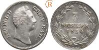 Baden: 3 Kreuzer Karl Leopold Friedrich, 1830-1852: -
