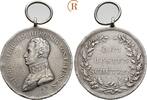 Preussen: Silbermedaille unsigniert Schützenprämie Friedrich Wilhelm III, 1797-1840: -