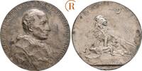 Vatikan: Versilberte Bronzemedaille Leo XIII, 1878-1903: -