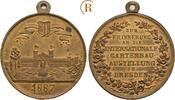 Dresden Stadt: Bronzemedaille Gartenbau Ausstellung -