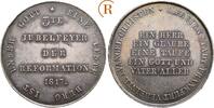 Frankfurt Stadt: Silbermedaille auf 300 Jahre Reformation -
