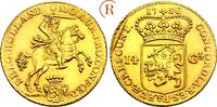 Niederlande Holland Provinz: 14 Gulden GOLD Goldener Reiter -