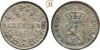 Hessen Darmstadt: 1 Kreuzer Ludwig III, 1848-1877: -