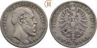 Kaiserreich: Mecklenburg Schwerin: 2 Mark Friedrich Frranz II, 1842-1883: -