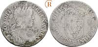 Frankreich: 1/2 Ecu Rennes Ludwig XIV, 1643-1715: -