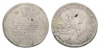 BRANDENBURG-ANSBACH: Christian Friedrich, 1757-79. 1/6 Taler -