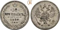 Russland: 10 Kopeken Alexander, 1855-1881: -