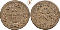 Frankreich: 1 Decime Straßburg Napoleon I, 1804-1814: -