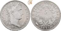 Frankreich: 5 Francs Strassburg Napoleon I, 1804-1815: -