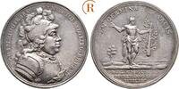 Niederlande: Aachen: Silbermedaille auf den Frieden von Aachen Wilhelm IV. Friso von Oranien, Generalstatthalter der Niederlande 1747-1751: -