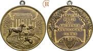 Aachen Stadt: Vergoldete Bronzemedaille Hundezucht -