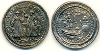 Blaubeuren Stadt: Silberabguss des Siegels 1732 Baderzunft. -