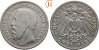 Kaiserreich: Baden: 2 Mark Friedrich I, 1856-1907: -