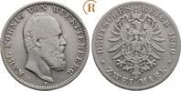 Kaiserreich: Württemberg: 2 Mark Karl, 1864-1891: -