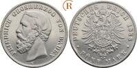 Kaiserreich: Baden: 5 Mark Friedrich I, 1856-1907: -