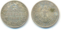 Frankfurt Stadt: 3 Kreuzer. -