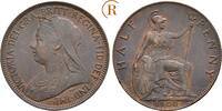 Grossbritannien: 1 Penny Victoria, 1837-1901: -